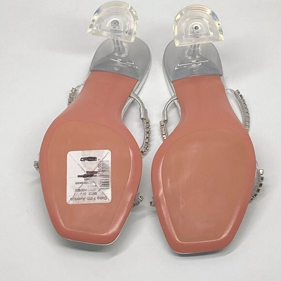 Amina Muaddi Gilda embellished PVC mules size 36.5 - Picture 13 of 14